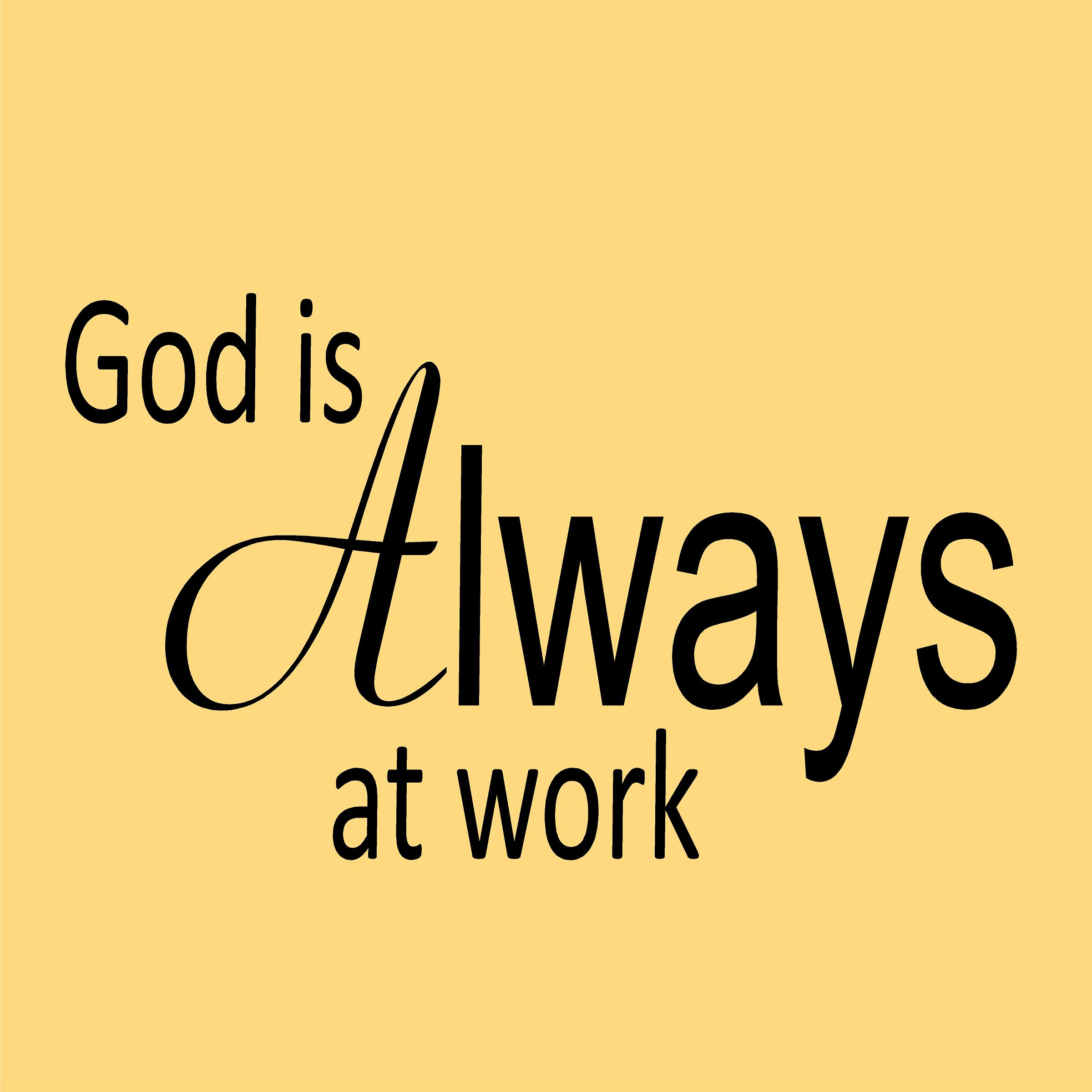 God is always at work gcf nuvali church
